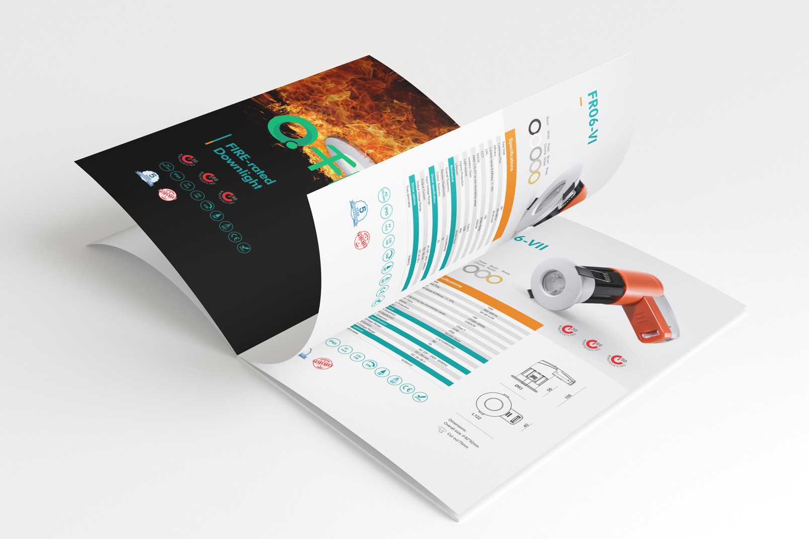 防火燈畫冊目錄設(shè)計