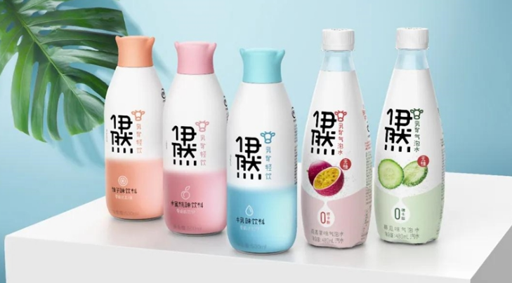 伊然乳礦氣泡水包裝設計